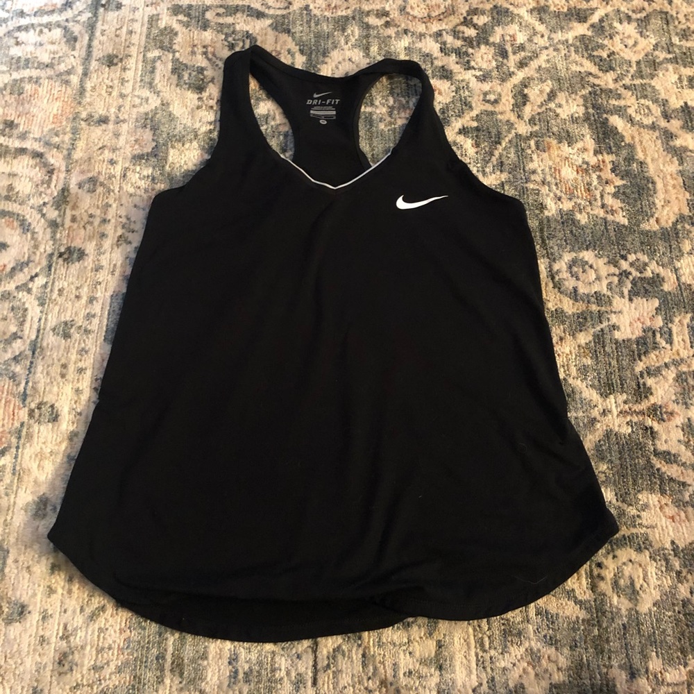 Nike dri-fit black tank top size medium